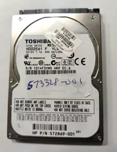 Toshiba laptop hard drive 573328-001. Ships from Ohio, USA. - Picture 1 of 1