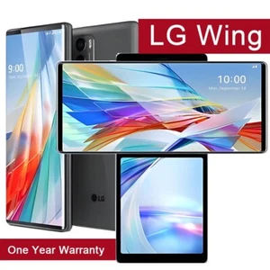 LG Wing 5G LM-F100TM F100VM F100N 128/256GB 64MP Unlocked Smartphone -New Sealed - Picture 1 of 24