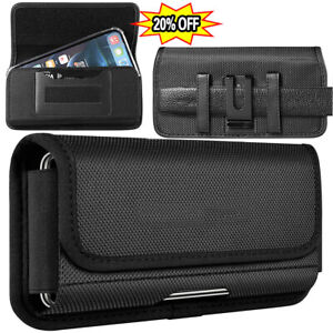 For Samsung Galaxy S24 S23 S22 Ultra Nylon Belt Clip Holster Carrying Pouch Case