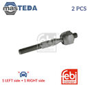 21638 TIE ROD AXLE JOINT PAIR FRONT FEBI BILSTEIN 2PCS NEW OE REPLACEMENT