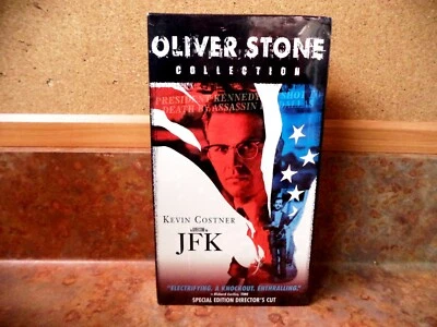 JFK (VHS 2001) Kevin Costner 2-Tape Box Set Special Edition Director's Cut NEW - Image 1 of 4