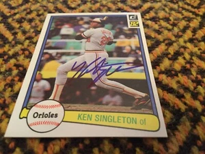 1982 Donruss Ken Singleton Signed Baseball Card Orioles #106 - Picture 1 of 1