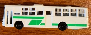 Tomix N Scale 1:160 #3512 White/Green City Bus Free Shipping - Picture 1 of 2
