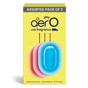 Godrej aer O - hängender Auto-Lufterfrischer - verschiedene 3er-Pack (22,5 g) - Bild 1 von 3
