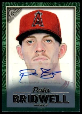 2018 Topps Gallery Autographs Green Parker Bridwell Auto 17/99 Los Angeles - Image 1 of 2