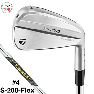 TaylorMade Golf P770 2024 #4 Iron Dynamic Gold Mid 115 S200 Flex Steel Shaft New - Picture 1 of 17