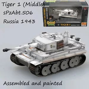 WW2 German Tiger 1 tank sPz Abt.506 Russia 1943 no diecast 1/72 Easy model - Picture 1 of 6