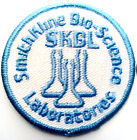 Vintage SmithKline Bio-Science SKGL Laboratories Patch Badge Crest