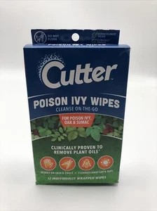 Cutter Poison Ivy Wipes, 12 Individually Wrapped Wipes per Package - Pack of 1 - Picture 1 of 6