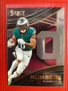 D'Andre Swift 2023 Panini Select Select Numbers #NMB-14 Eagles - Picture 1 of 2