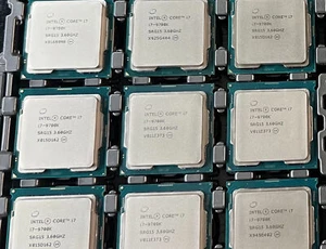 Intel Core i7-9700K SRG15 8-core 3.60GHz 12MB 95W LGA-1151 CPU processor - Picture 1 of 1