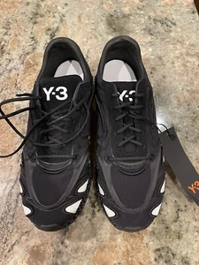 adidas Y-3 Runner 4D Black White Sz 11 - Picture 1 of 8
