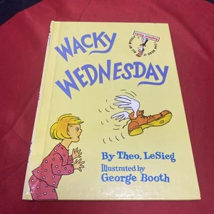 *KIDS* Dr. Seuss - Wacky Wednesday (1974, VINTAGE Hardcover Book) - Picture 1 of 16