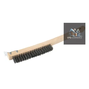 Wire Brush with Scraper - Picture 1 of 2