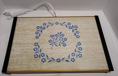 Warm-O-Tray Modelo #60 Plato Caliente Vintage Azul Aciano Eléctrico, Probado Foto 1 de 3