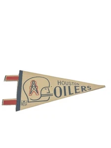 1960s Houston Oilers 8" NFL Football Mini Pennant Pin Marks - Bild 1 von 5