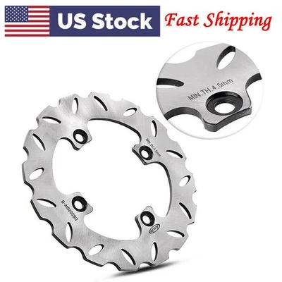 1x Rear Brake Disc Rotor Fit KAWASAKI Ninja ZX6R Ninja ZX6R 600 636 1998-2015 - Imagem 1 de 4