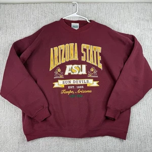 Vintage Arizona State University Sun Devils Crewneck Sweatshirt Size Large ASU - Picture 1 of 9