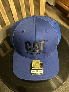 Caterpillar CAT Richardson 112 Twill / Mesh Hat Cap - Snapback Authentic - Picture 1 of 5