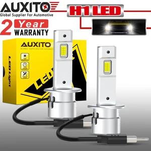 Kit de conversión de bombilla de faro LED H1 2 piezas haz alto bajo súper brillante 6000K blanco - Imagen 1 de 10