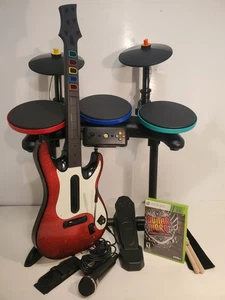 Xbox 360 Guitar Hero WARRIORS OF ROCK Schlagzeug*GH 5 Gitarre*GH WARRIORS OF ROCK Spiel - Bild 1 von 18