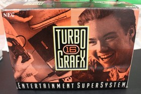 TG16 Turbografx-16 System Console Complete in Box Keith Courage Game. Perfect!