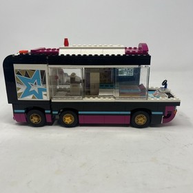 LEGO Friends Pop Star Tour Bus 41106 Vehicle Gold Wheel + Interior &ndash; Incomplete