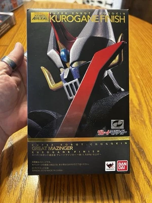 万代超级机器人 Chogokin Great Mazinger Kurogane Finish 完好带盒 — 第 1/4 张图片