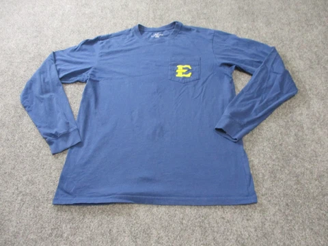 ETSU Buccaneers Shirt Men's Medium Blue Southern Tide Long Sleeve Cotton Cover