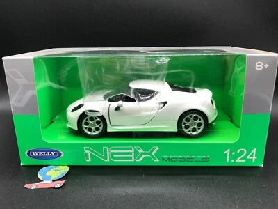 Welly Alfa Romeo Alfa 4C, modello in scala (1:24 - 1:25), vintage (1579) - Immagine 1 di 4