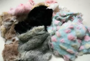 Assorted LUXURY Faux Fur Fabric Waste Offcuts 1KG - Picture 1 of 1