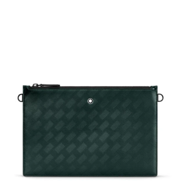 Montblanc Extreme 3.0 129985 Black Leather Pouch Zip Pouch Case