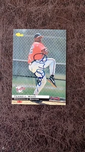 1994 Classic Terrell Wade rookie #170 - Atlanta Braves - Autographed! - Picture 1 of 2