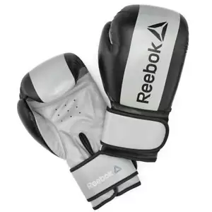 Reebok Boxing Gloves Grey Bag Pad Sparring Training MMA Punch Workout - Picture 1 of 10