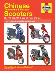 Chinese Scooters Manual 50 100 125 150 200cc Twist and Go Korean Taiwanese - Picture 1 of 5