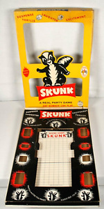 Dice shaking game. Replacement parts, 1953 SKUNK Game By Schaper.