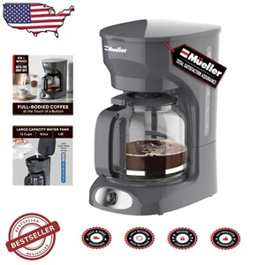 Drip Coffee Maker with Auto-Off & Non-Drip Carafe - Perfect for Home or Office - Picture 1 of 8