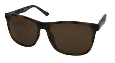 Timberland Sunglass Mens Dark Havana Rectangle Plastic, Brown Lens TB7289. 52E - Image 1 of 4