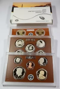 2015 S Proof Clad Complete 14 Coin US Set w Box & COA #45920Y - Picture 1 of 8