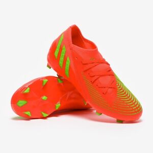 Adidas Predator Edge.3 FG Kid's Size 3.5 y Cleats Soccer Shoes Orange #980