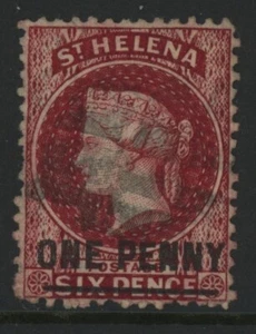 Santa Helena, usada, #18, gran color, bonito centrado - Imagen 1 de 1