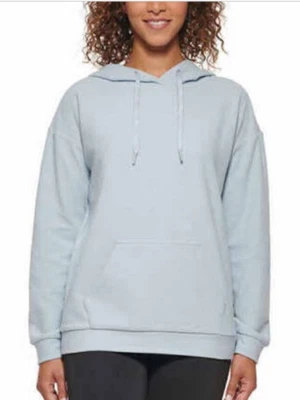MARC NEW YORK WOMEN'S COZY RIBBED PULLOVER HOODIE (SERENITY BLUE, MEDIUM)NWOT - Image 1 of 3