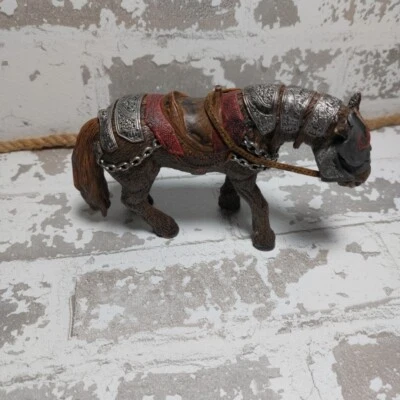 Figura Caballo Caballero Castillo Oscuro Caballero Schleich 2008 #D73527 Sin Lucha Foto 1 de 4