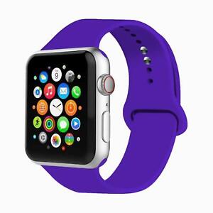 Replacement Silicone Sport Band iWatch Strap For Apple Watch Series 7/6/5/4/3/SE
