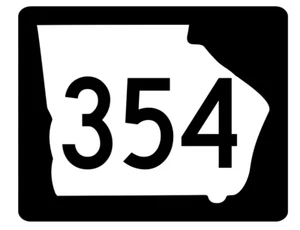 Georgia State Route 354 Aufkleber R4017 Highway Schild Straßenschild Decal - Bild 1 von 1