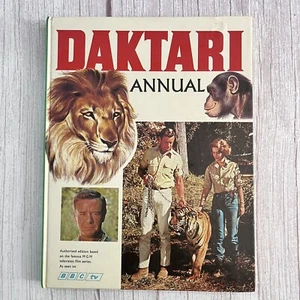 Daktari Annual 1967 Animal Stories Facts Kids Book MGM BBC Hard Cover Ivan Tors - Picture 1 of 24
