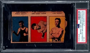 POP 1 striscia non tagliata 1920 W529 W529-3 Georges CARPENTIER O'DOWD DUNDEE PSA A - Foto 1 di 2