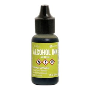 Ranger, Tim Holtz, Alcohol Ink, Willow Alcohol Ink, .5 fl oz, Light Green Ink - Picture 1 of 1