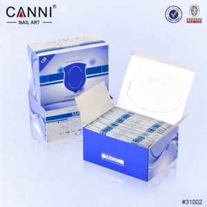 CANNI UV Gel Cleanser Wipes Prep Wipe Alcohol Gel Polish Nail Wrap No Residue - Picture 1 of 5