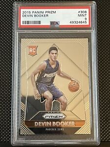 2015-16 Panini Prizm Devin Booker #308 Rookie RC PSA 9 MINT